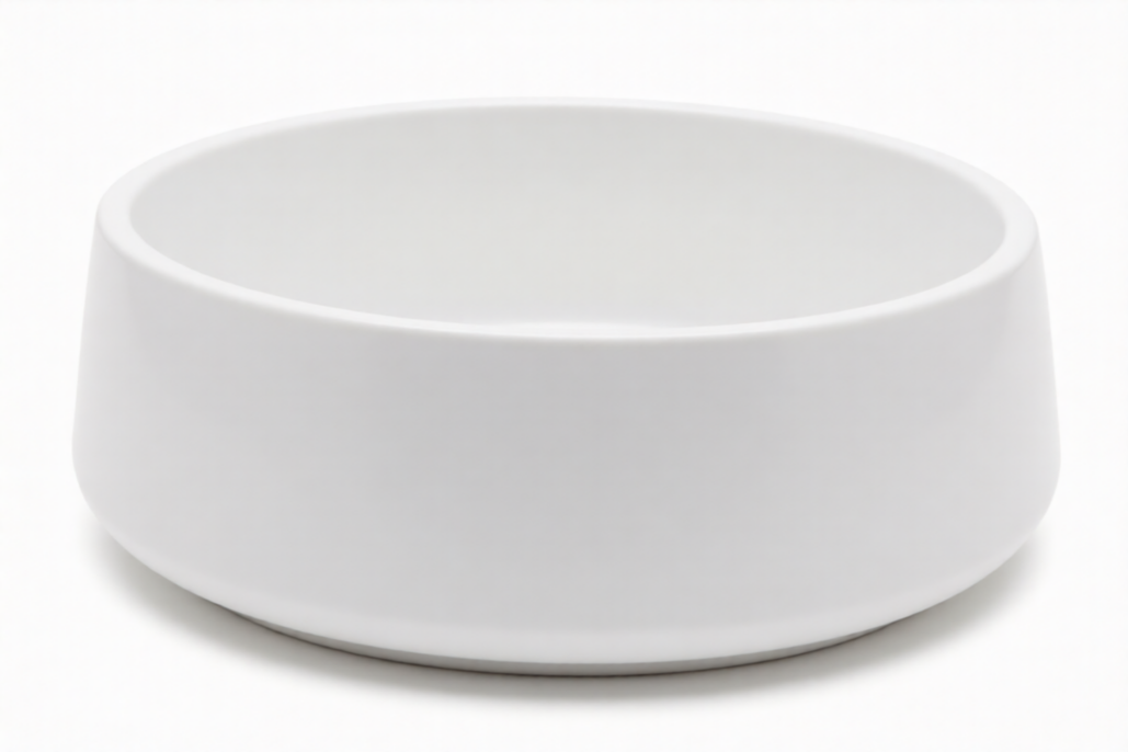 Flat Round Pot Plain Large
