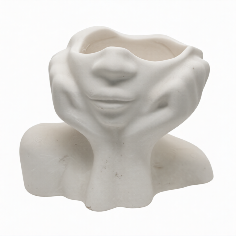 Girl Pot Half Face