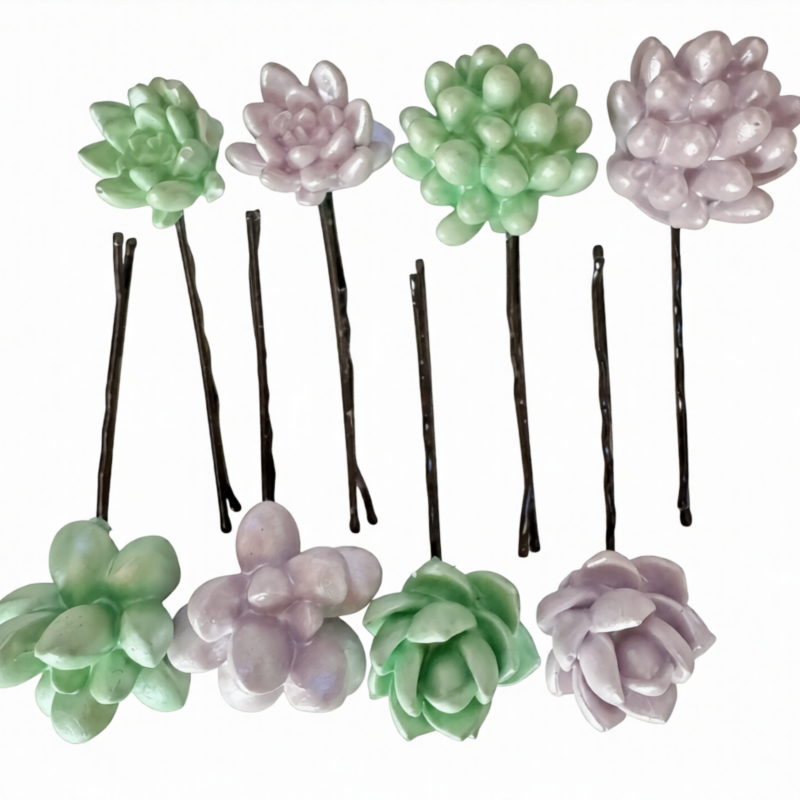Succulent Hair Pins
