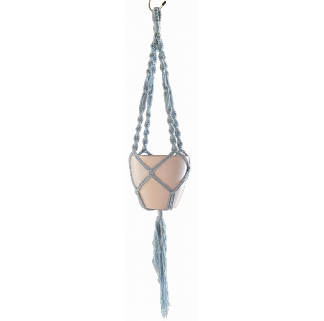 Macrame Plant Hanger - Gapped Twist Knot