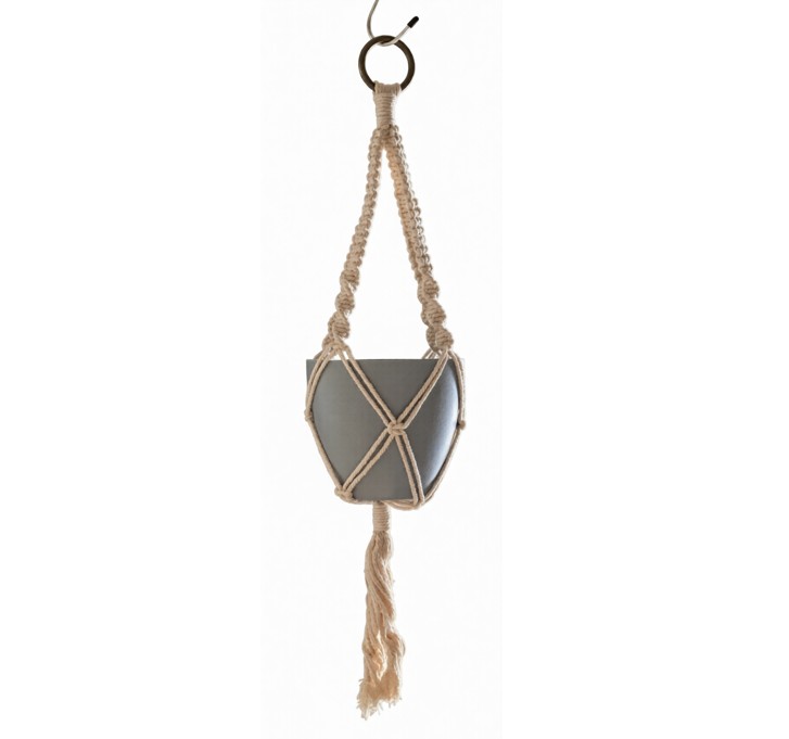 Macrame Plant Hanger - Square and Twist Knot