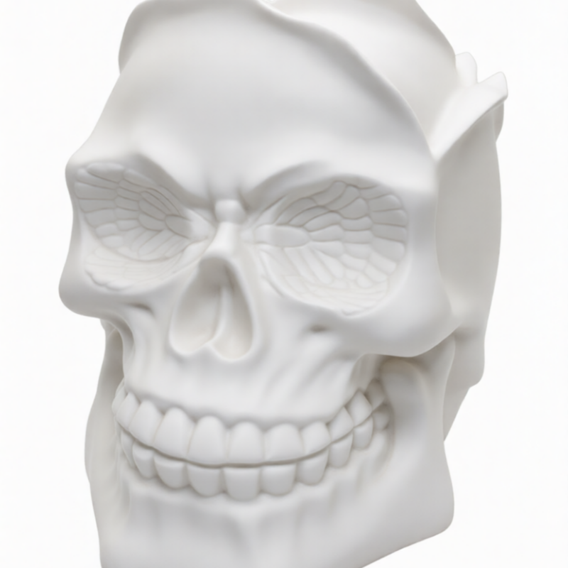 Skull Pot Rose