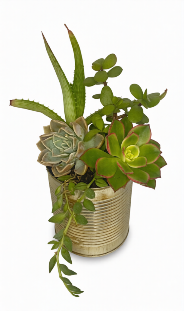 Rustic Can Arrangement